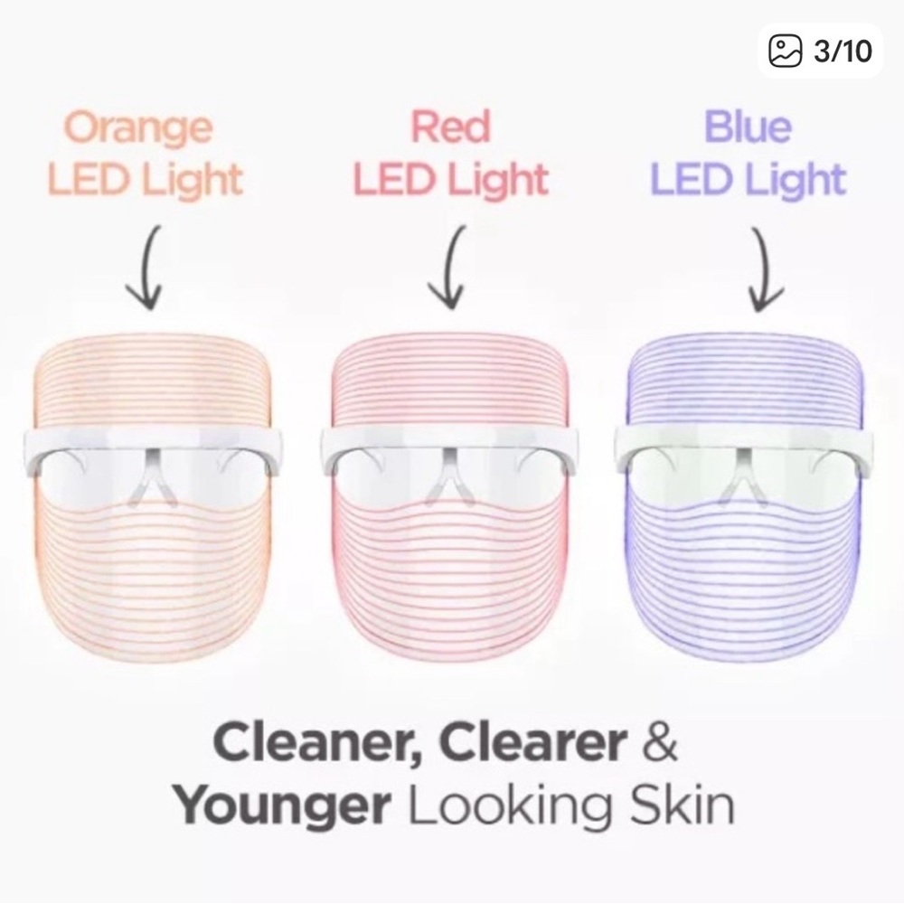 LED Beauty Mask - White - Picture 4 of 5